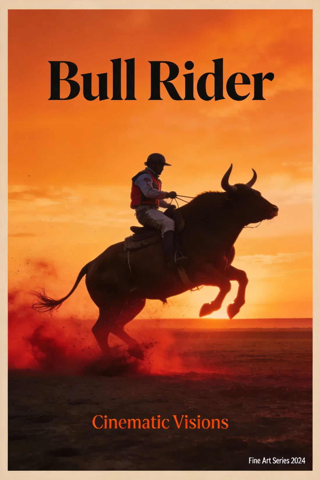 Rodeo Silks — Editorial poster concept